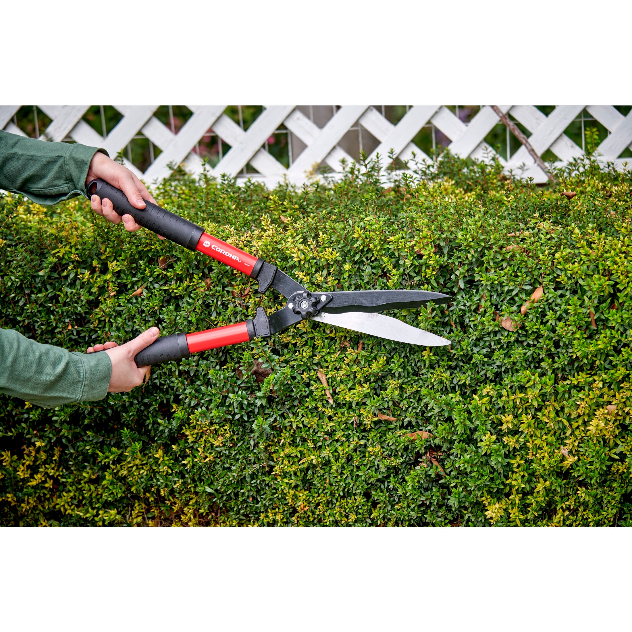 trimming scissors garden Yard Essentials Hedge Shears, 8 in Blades, 11-1/4 in. Handles