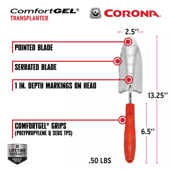 ComfortGEL® Transplanter Stainless Steel