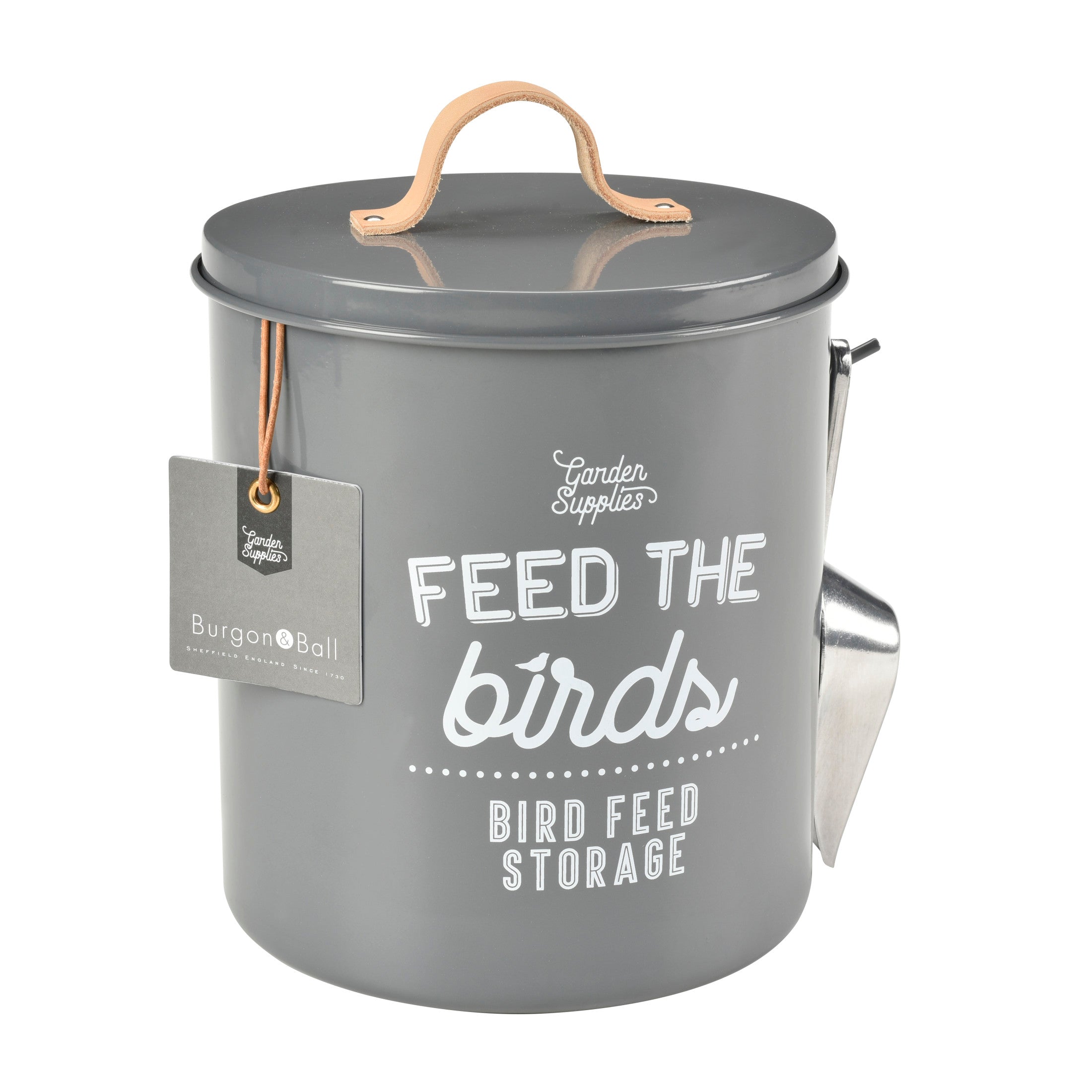 Feed the Birds Tin, Charcoal