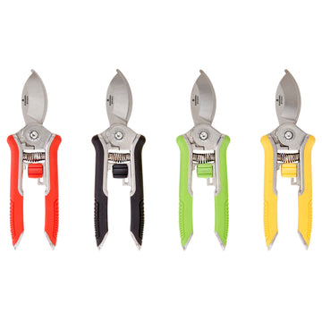 Yard Essentials Houseplant Pruners, Red/Black/Green/Yellow