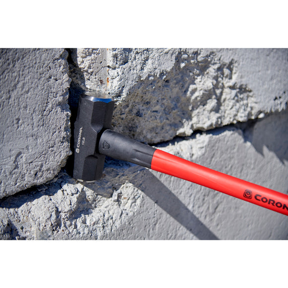 Sledge Hammer, 12 lb. Head, 36 in. Solid-Core Fiberglass Handle