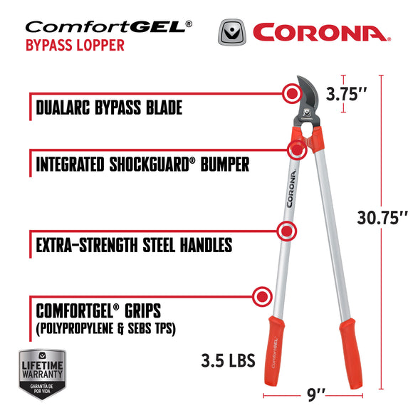 ComfortGEL® Bypass Lopper, 1-1/2 in. Cut Capacity