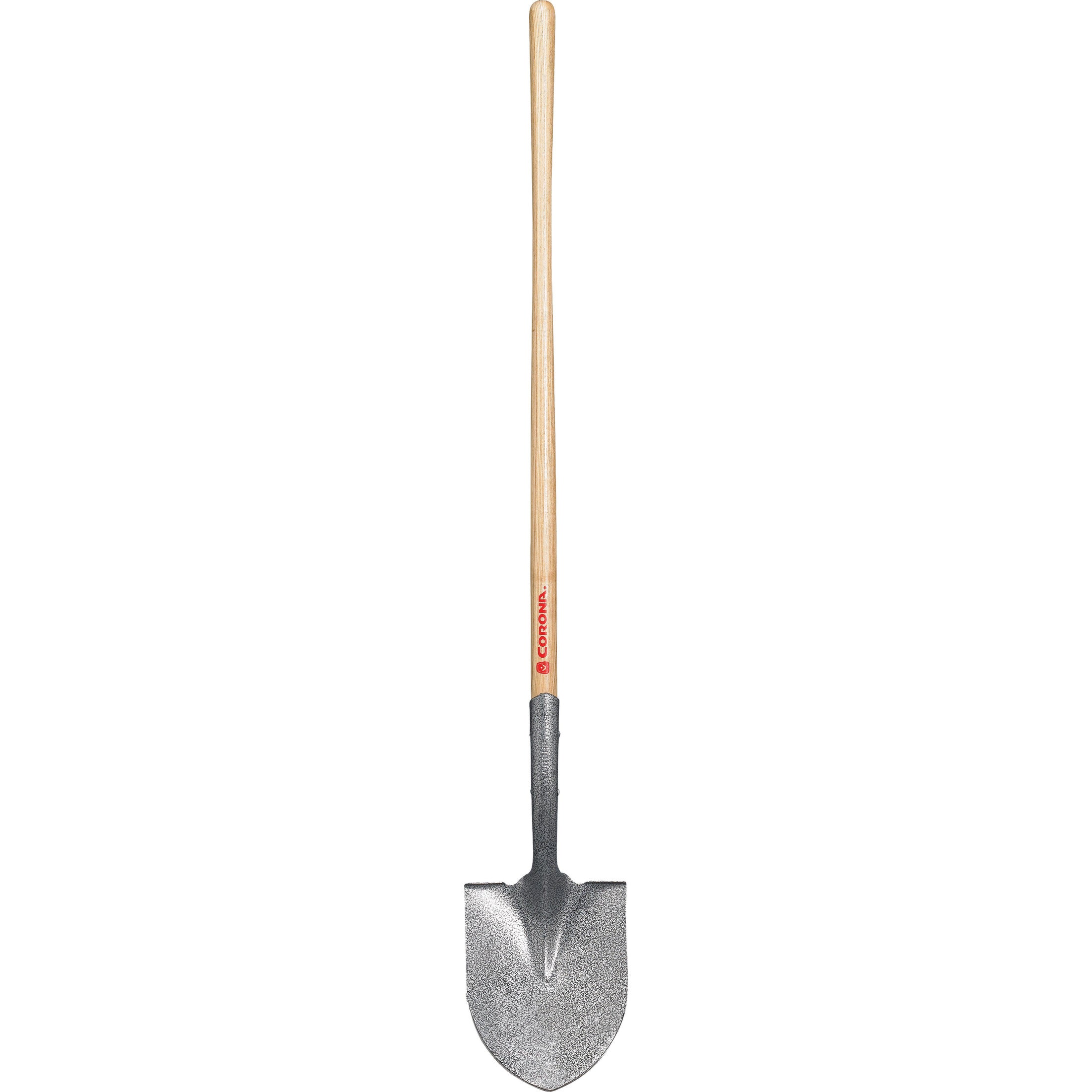 Round Point Shovel, 14-Gauge, 48 in. Wood Handle