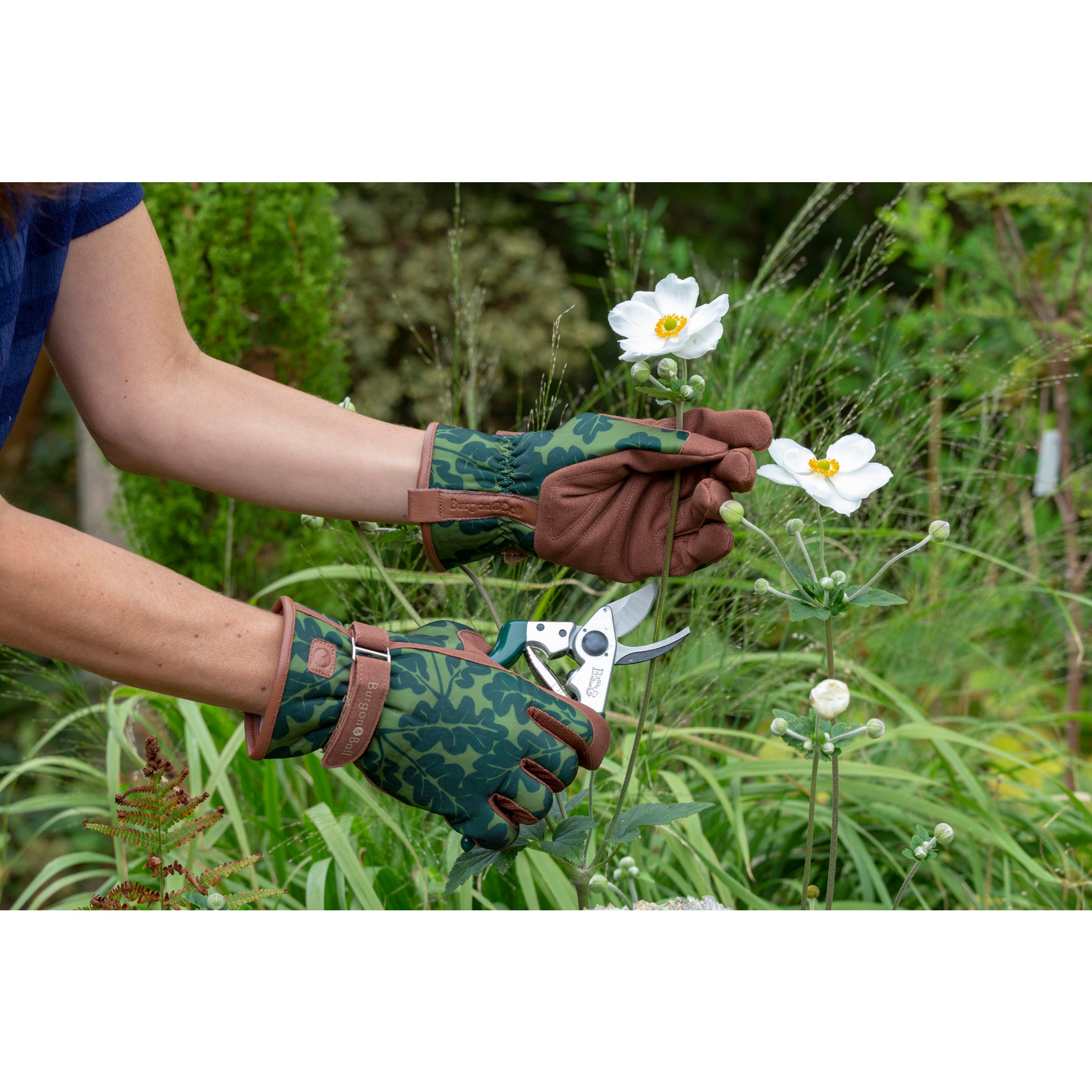 orla kiely gardening gloves Love the Glove® Garden Gloves, Oak Leaf Moss, Medium/Large