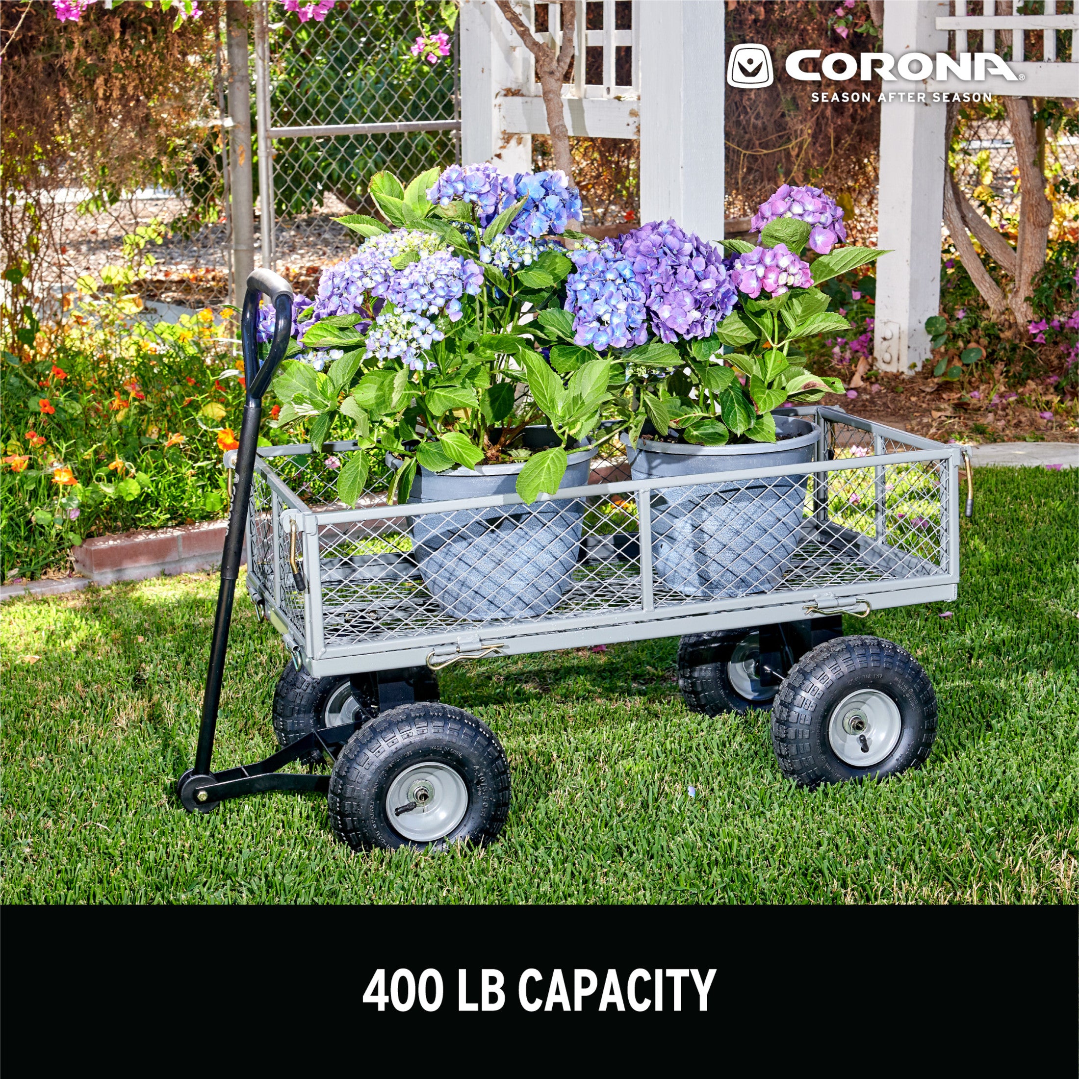 Metal Landscaping Cart
