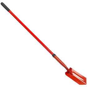 Trench Shovel, 28 Degree, 5 in. Head, Hollow Fiberglass Handle