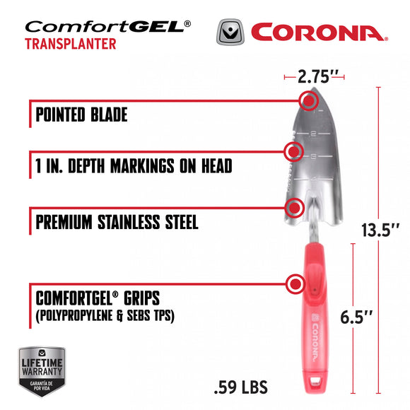 ComfortGEL® Transplanter Premium Stainless Steel