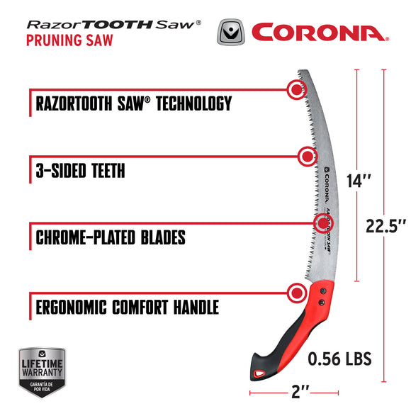 RazorTOOTH Saw® Pruning Saw, 14 in. Blade