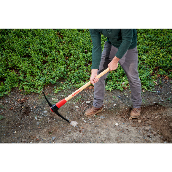 Railroad Pick, 36 in. Hickory Handle with Poly Guard