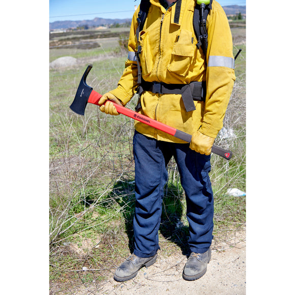 Pulaski Axe, 4 lb. Head, 36 in. Solid-Core Fiberglass Handle