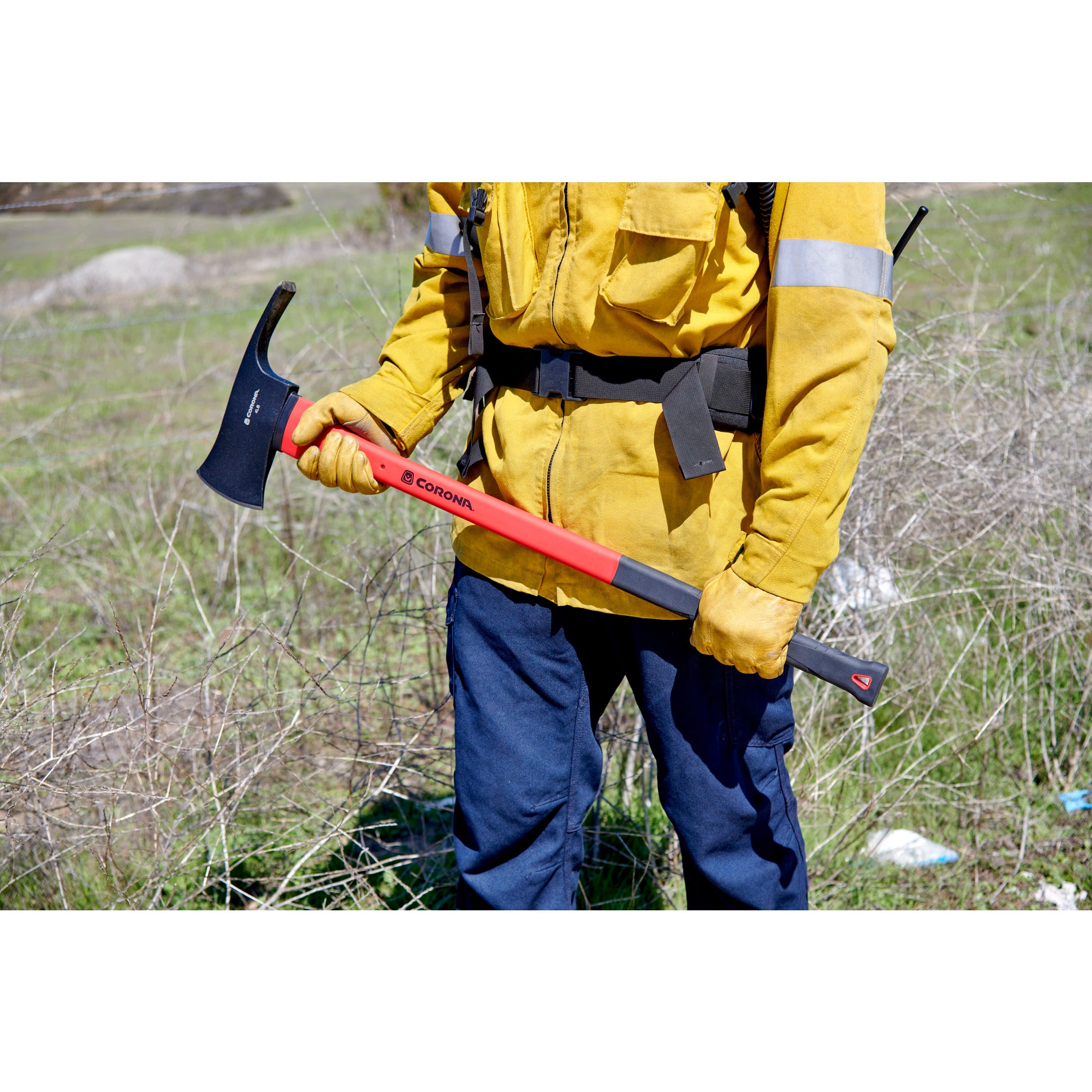 Pulaski Axe, 4 lb. Head, 36 in. Solid-Core Fiberglass Handle