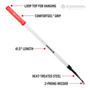 Extended Reach 2-Prong Weeder with ComfortGEL® Grip-12