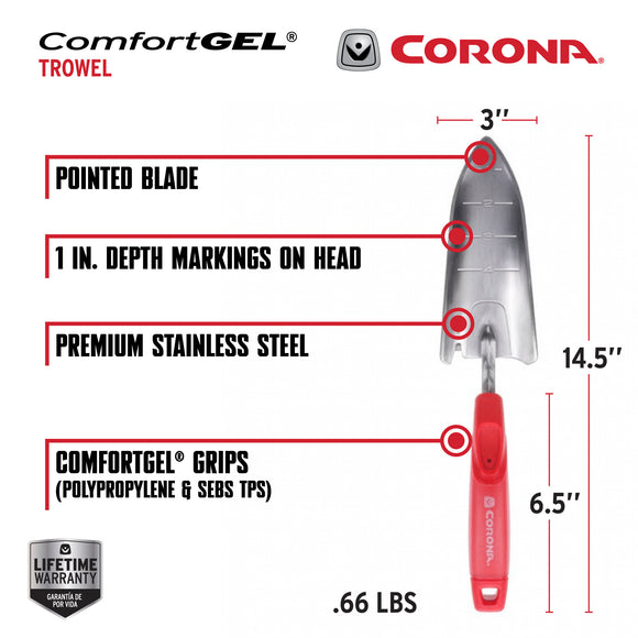 ComfortGEL® Trowel Premium Stainless Steel