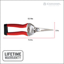 Long Straight Snips, 1-3/4 in. Stainless Steel Blades-12