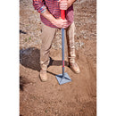 All-Steel Dirt Tamp, 8 in. x 8 in., 44 in. Steel Handle Anti-Slip Grip-4