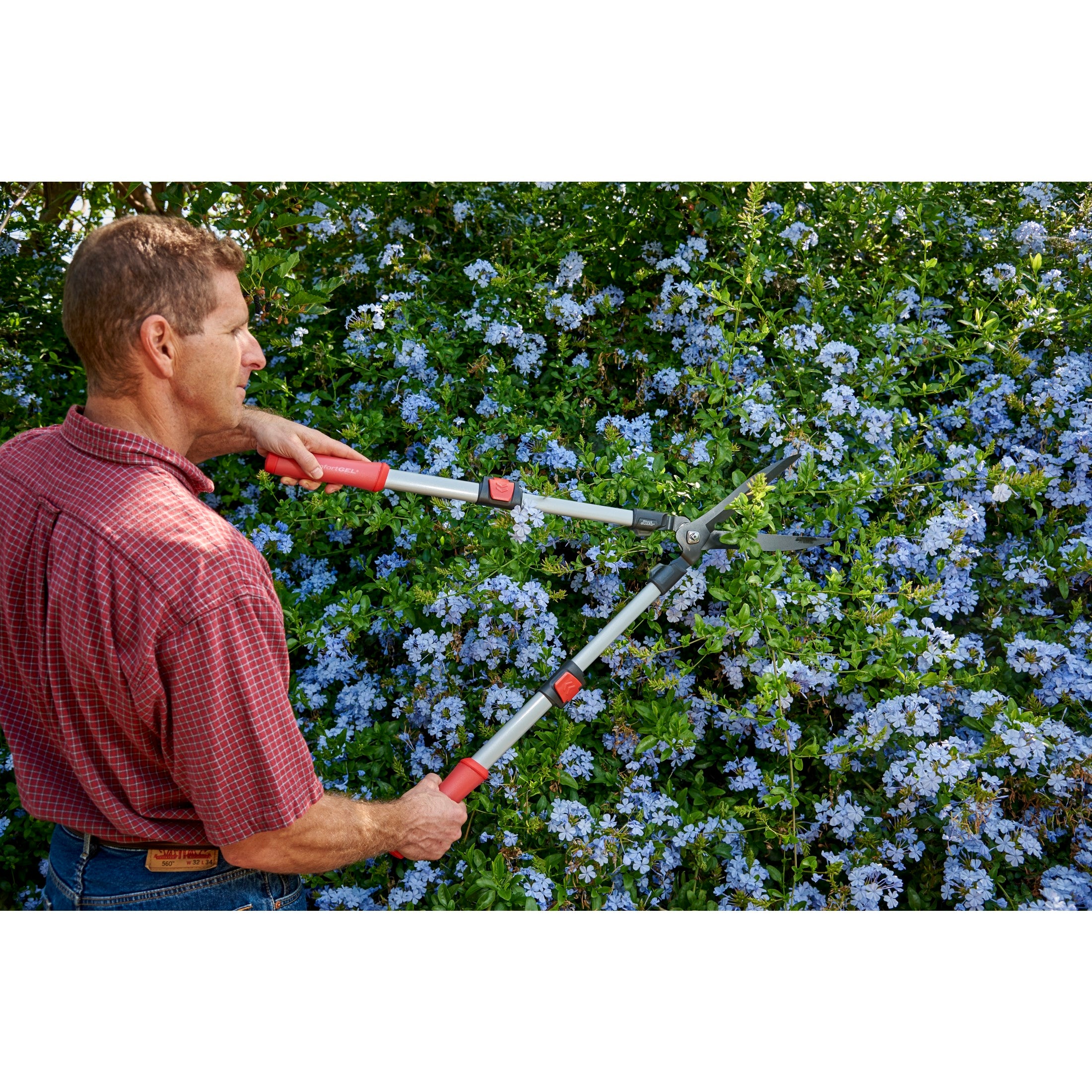 Extendable Hedge Shears with ComfortGEL® Grip, 8 in. Blades, 17 in Handles