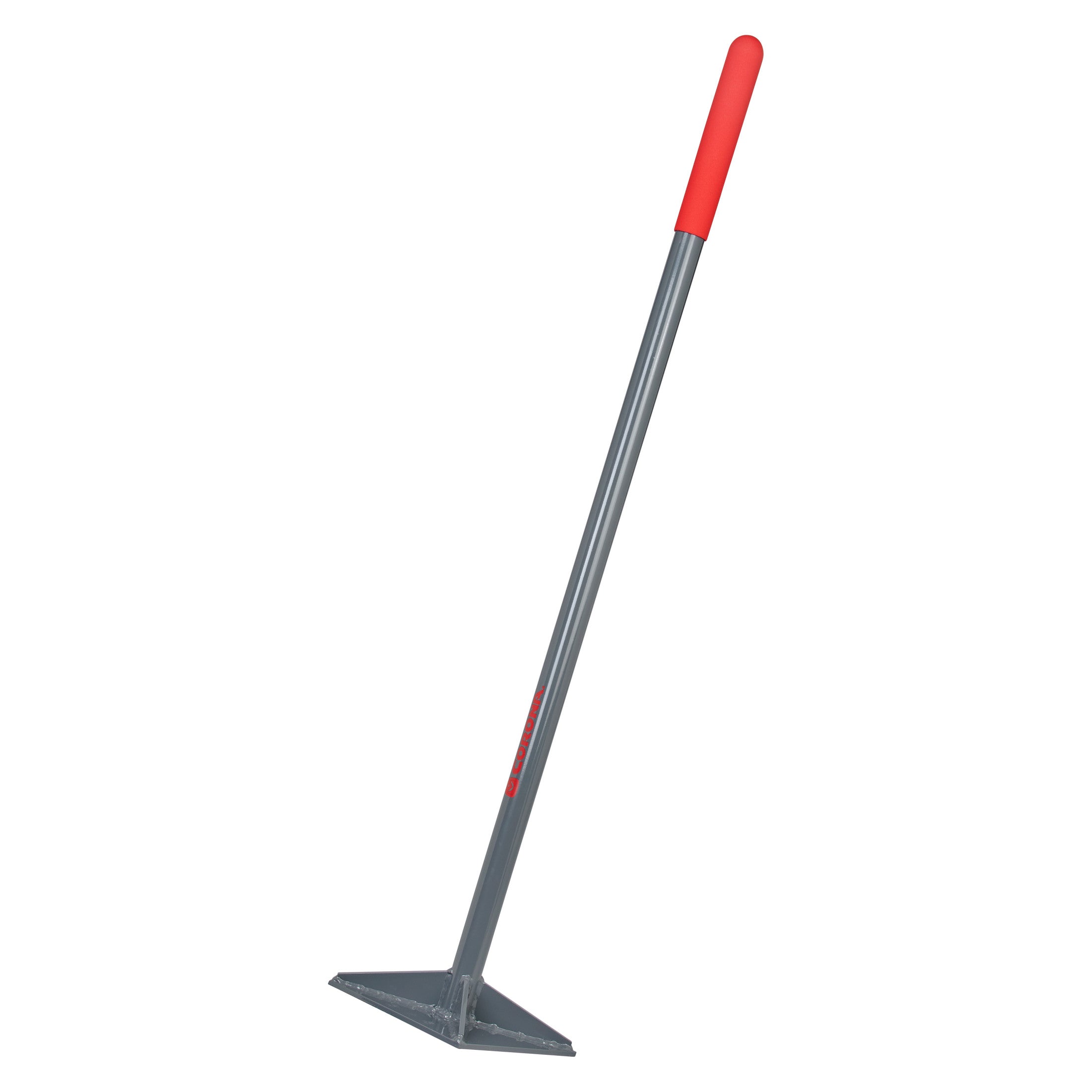 All-Steel Dirt Tamp, 8 in. x 8 in., 44 in. Steel Handle Anti-Slip