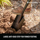 Boron Steel 14-Gauge Drain Spade Shovel, Hardwood Handle-10