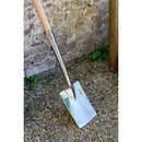 Stainless Steel Border Spade Shovel, Wood D-Grip Handle, RHS Endorsed-4