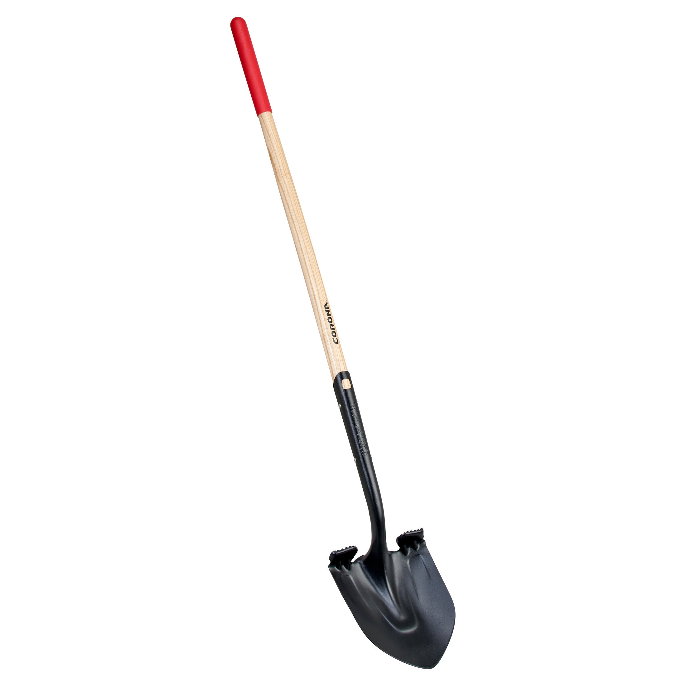 Boron Steel 14-Gauge Round Point Shovel, Hardwood Handle