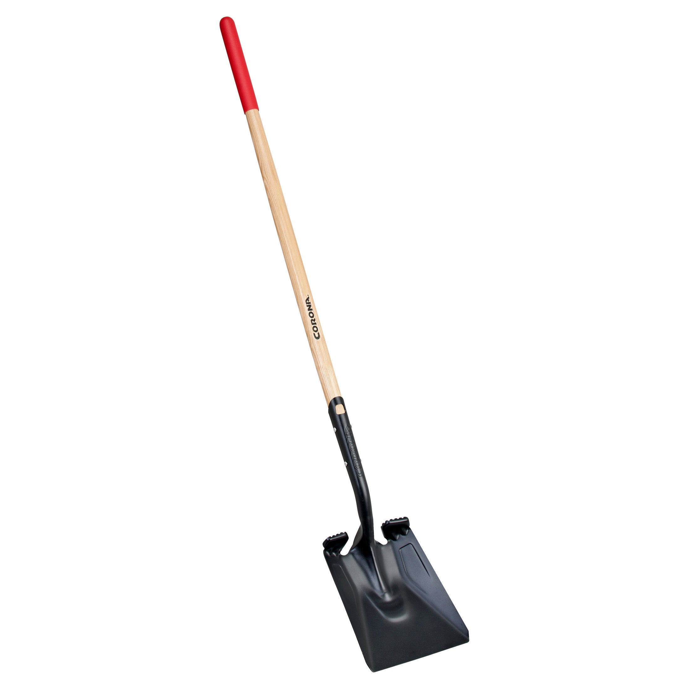 Boron Steel 14-Gauge Square Point Shovel, Hardwood Handle