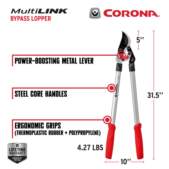 MultiLINK Bypass Lopper, 1-3/4 in.Cut Capacity