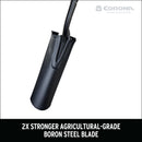 Boron Steel 14-Gauge Drain Spade Shovel, Hardwood Handle-9