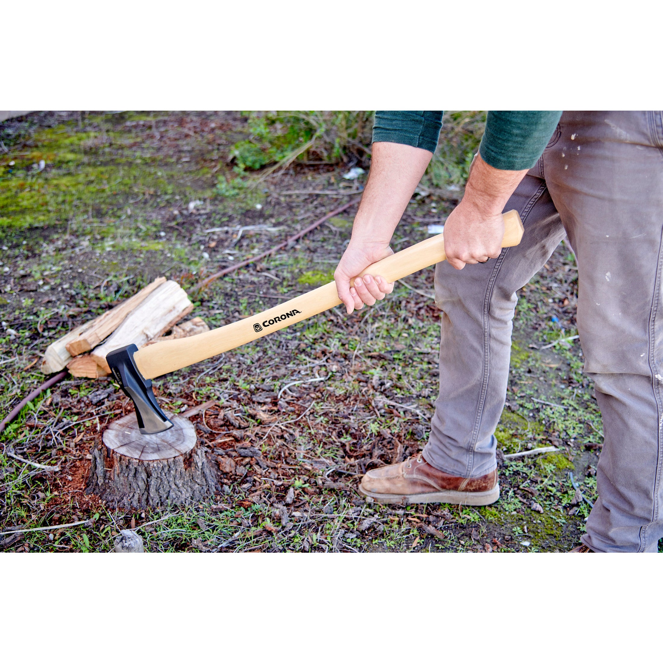 Wood Splitting Maul, 4.5 lb. Head, 36 in. Hickory Wood Handle