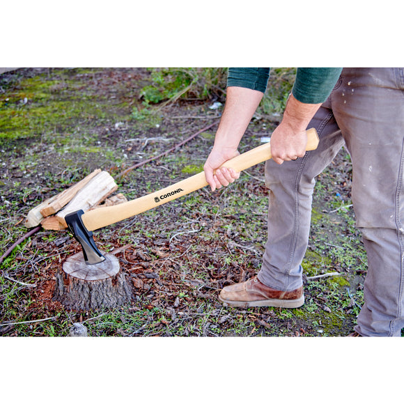 Wood Splitting Maul, 4.5 lb. Head, 36 in. Hickory Wood Handle