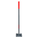 All-Steel Dirt Tamp, 8 in. x 8 in., 44 in. Steel Handle Anti-Slip Grip-3