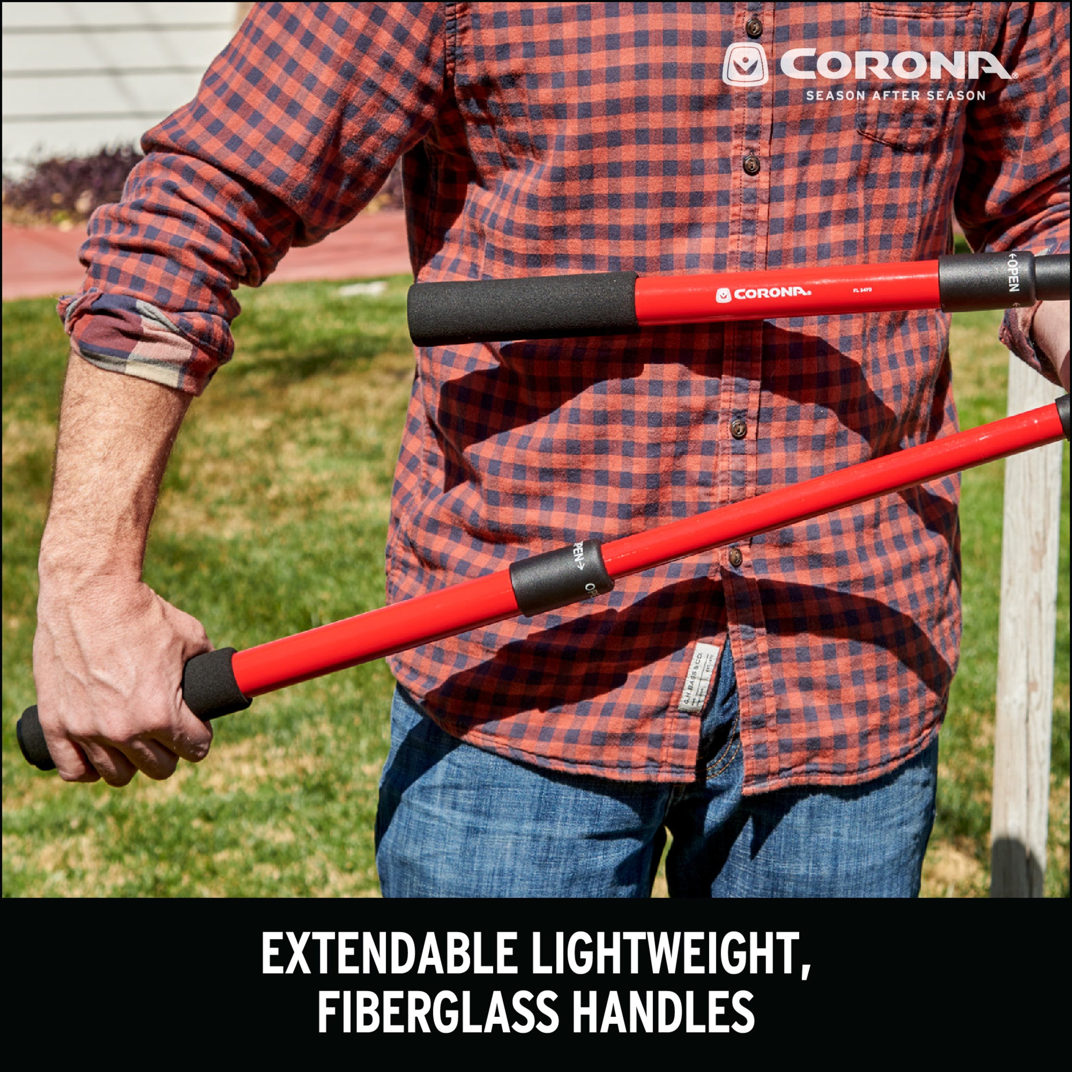 EasyCUT Extendable Bypass Lopper, 21 in. to 33 in., 1-1/2 in. Cut Capacity