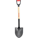 Round Point Shovel, 15-Gauge, 12 in. Head, 30 in. Wood Handle, Plastic D-Grip-2