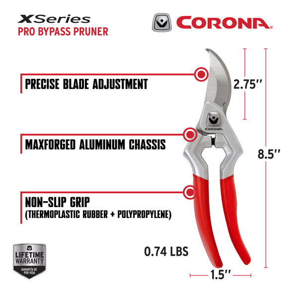 XSeries Pro Bypass Pruner, 1 in. Cut Capacity