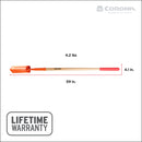 12-Gauge Trench Shovel, 35 Degree, 4 in., Hardwood Handle Poly Grip-12