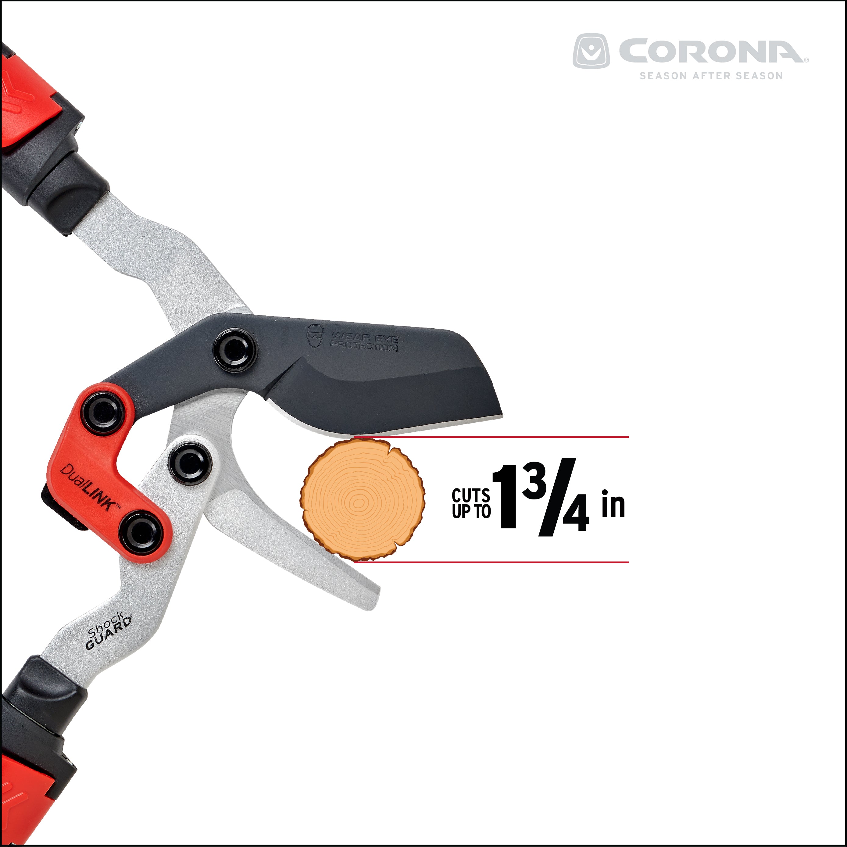 Extendable DualLINK Bypass Lopper, 29-1/2 in. to 37-1/2 in., 1-1/2 in. Cut Capacity