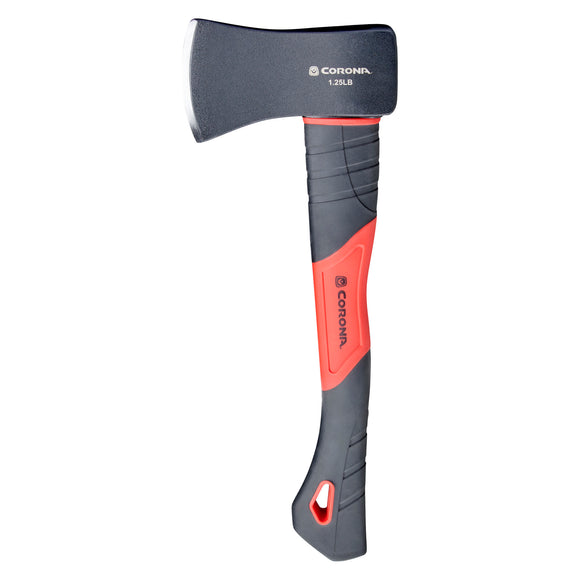 Camping Axe, 1.25 lb. Head, 14 in. Solid-Core Fiberglass Handle