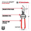 ClassicCUT® Bypass Pruner, 3/4 in. Cut Capacity-9