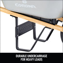 6 Cu. Ft. Steel Wheelbarrow, Wood Handles, Pneumatic Tire-15