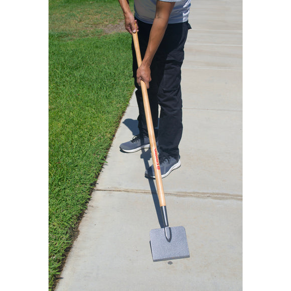 Sidewalk Scraper, 7 in. Blade, 48 in. Ash Wood Handle
