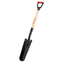Drain Spade Shovel, 15-Gauge, 30 in. Wood D-Grip Handle-3