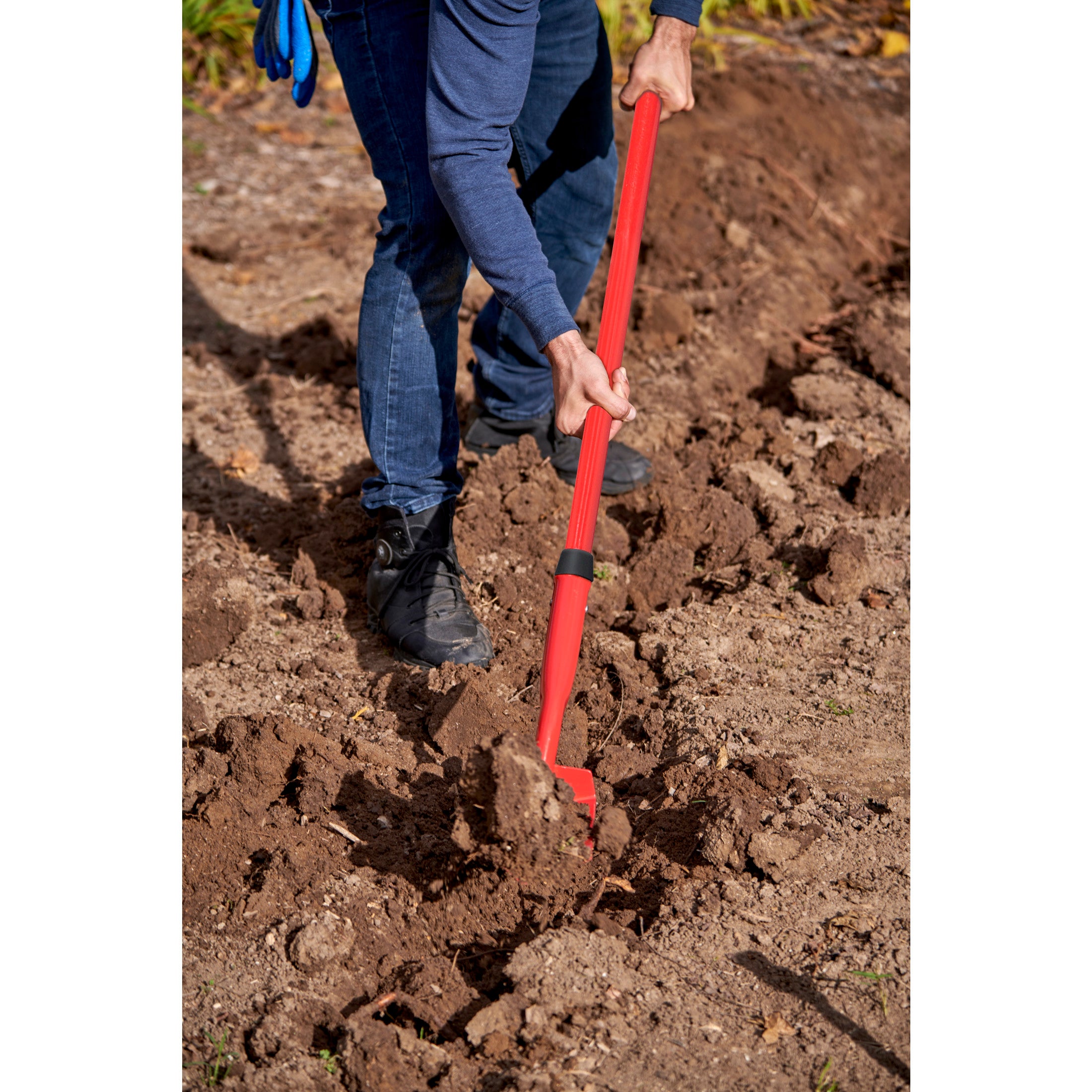 Trench Shovel, 28 Degree, 5 in. Head, Hollow Fiberglass Handle