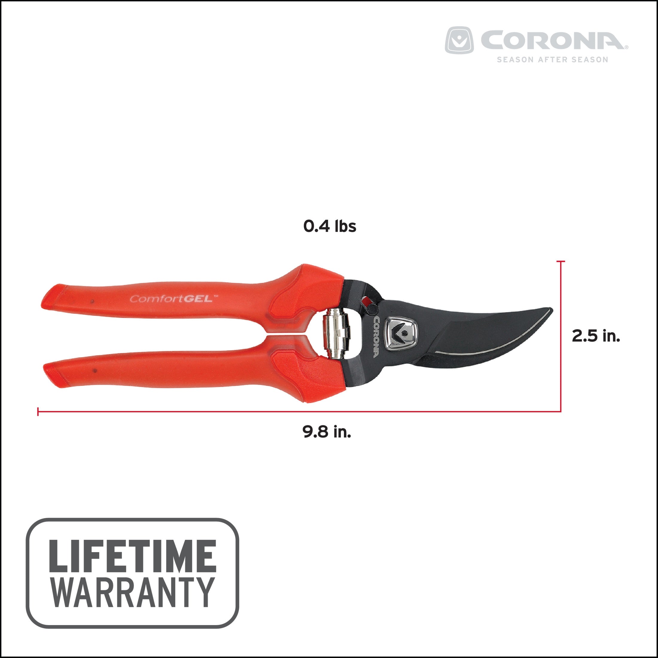 ComfortGEL® Bypass Pruner, 3/4 in. Cut Capacity