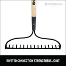 Forged Bow Rake, 16 in. Head, 16 Tines, Hardwood Handle-10