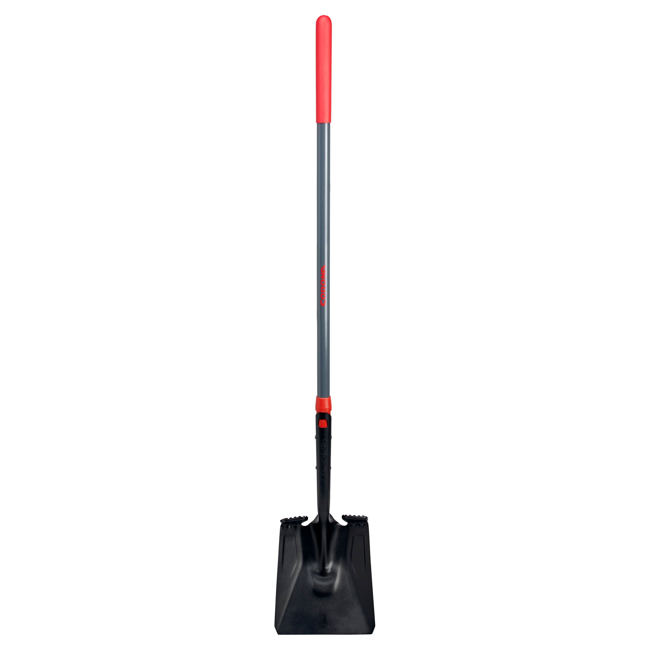 Boron Steel 14-Gauge Square Point Shovel, Fiberglass Handle