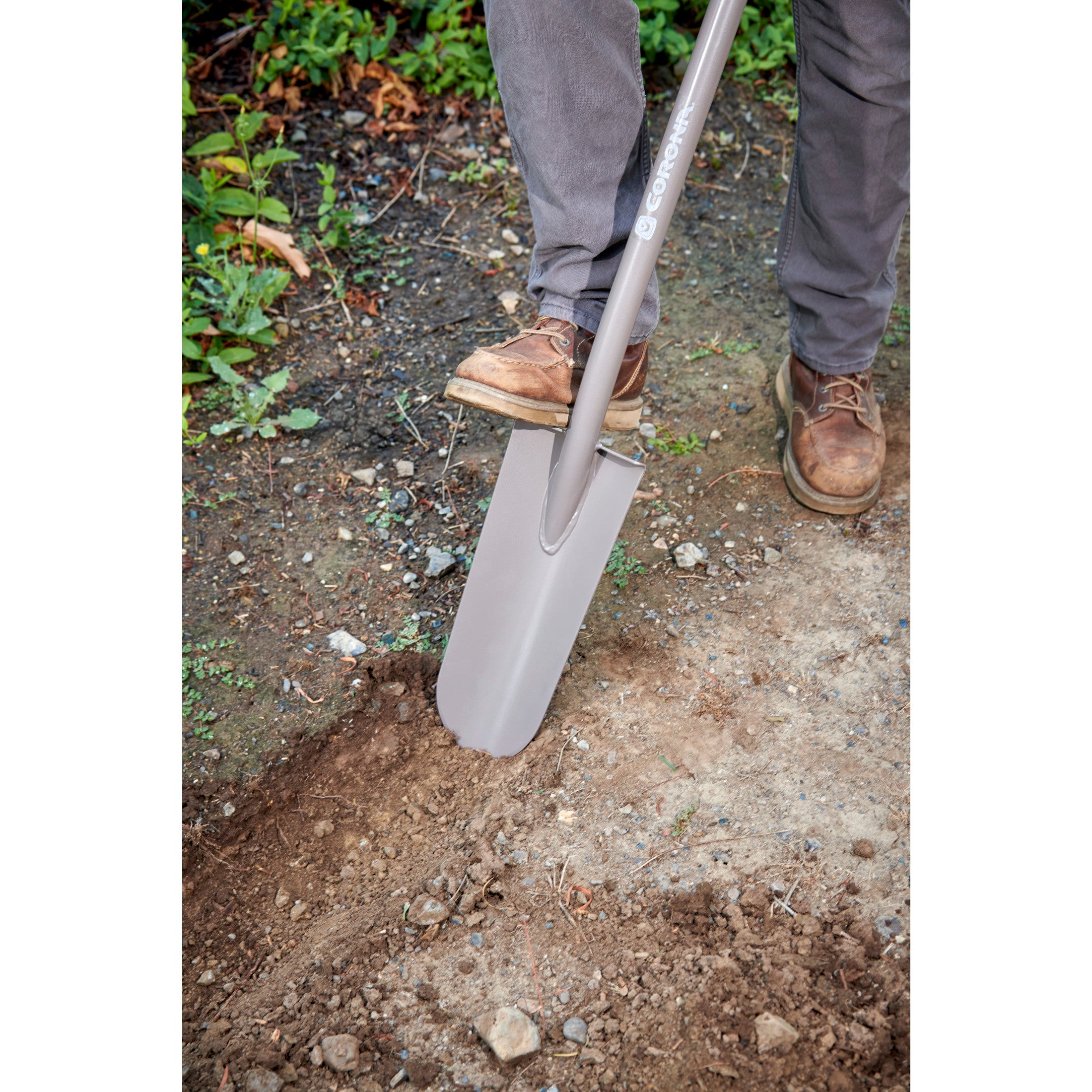 All-Steel 12-Gauge 14-1/2 in. Sharpshooter Spade Shovel, D-Grip