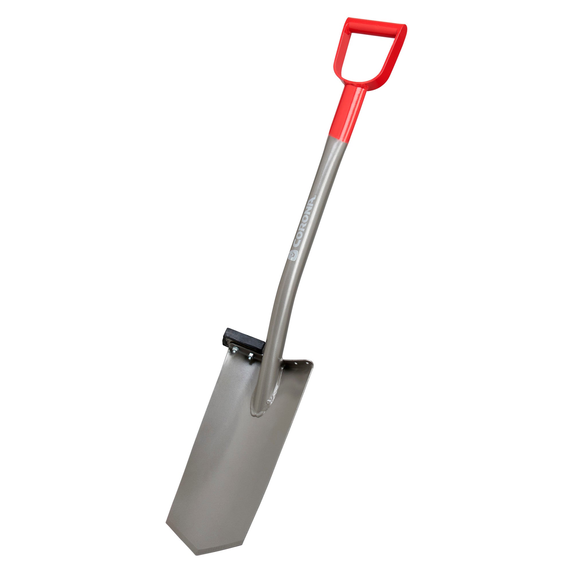 All-Steel 12-Gauge 15 in. Diamond Blade Shovel, D-Grip Steel Handle