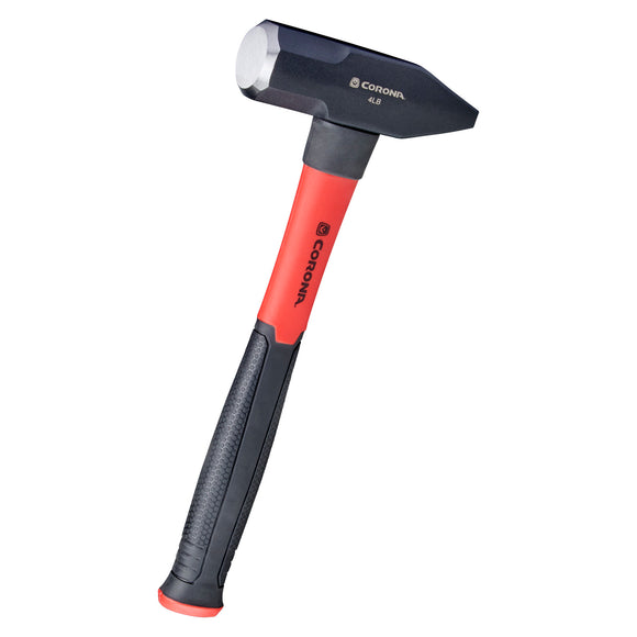 Engineer Hammer, 4 lb. Head, 14 in. Solid-Core Fiberglass Handle