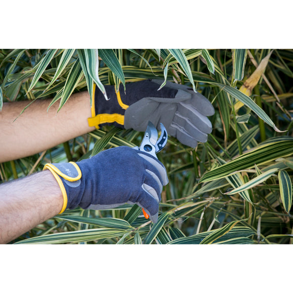 Dig the Glove® Garden Gloves, Grey Corduroy, Large/X-Large