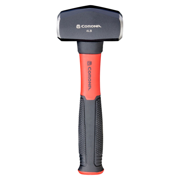 Drilling Hammer, 4 lb. Head, 11 in. Solid-Core Fiberglass Handle