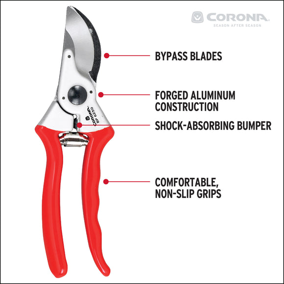 Aluminum Bypass Pruner, 1 in. Cut Capacity